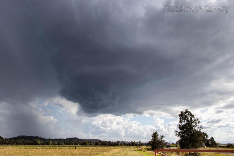 Severe Thunderstorms - Northern Rivers, NSW by Early Warning Network's Justin Noonan. 1st October, 2020.