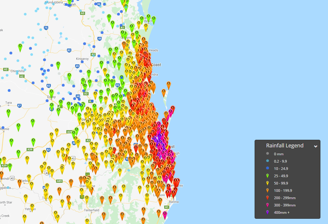 96 hour rainfall images via EWN