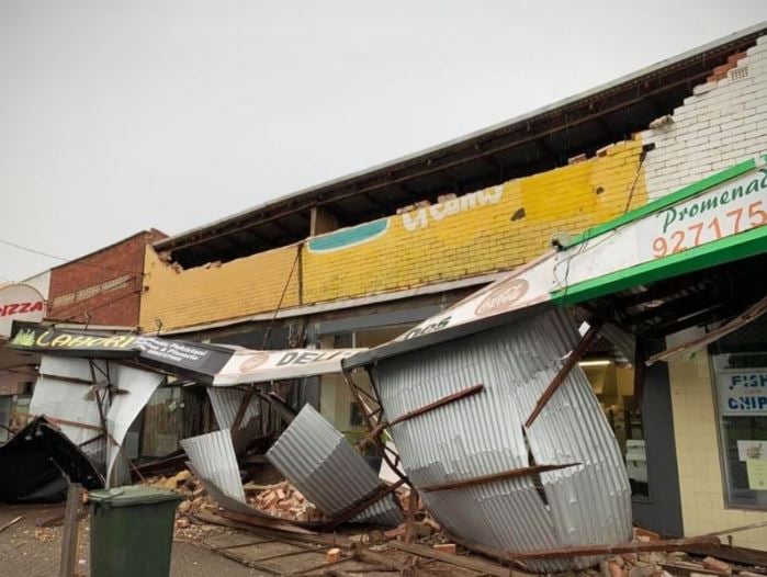Bedford, suburb of inner city Perth hit hard. Image via Linny Tang