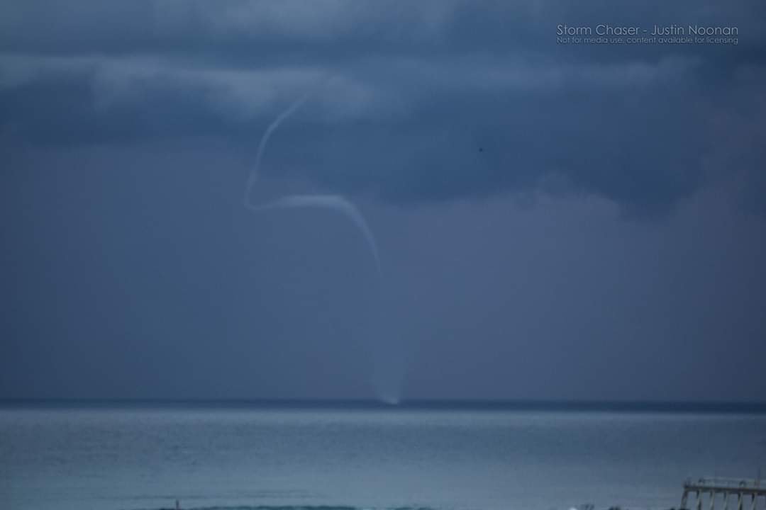 Spectacular waterspout off the Tweed Coast as captured by EWN's Justin Noonan on Thursday, May 14th, 2020.