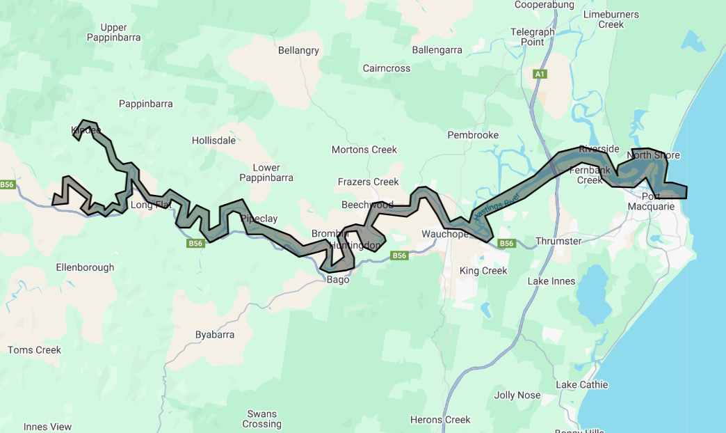Minor to Moderate Flood Warning for the Hastings River EmbargoPlus