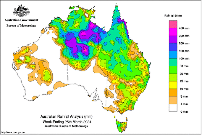 NT rainfall