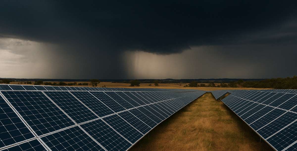 Solar Farm Under Stormy Skies-1