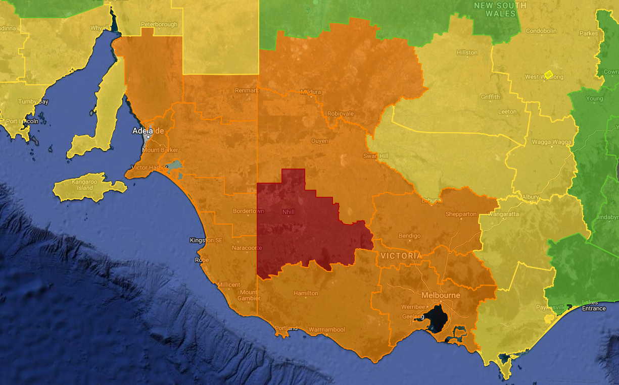 Catastrophic fire conditions to develop on Wednesday as temperatures ...