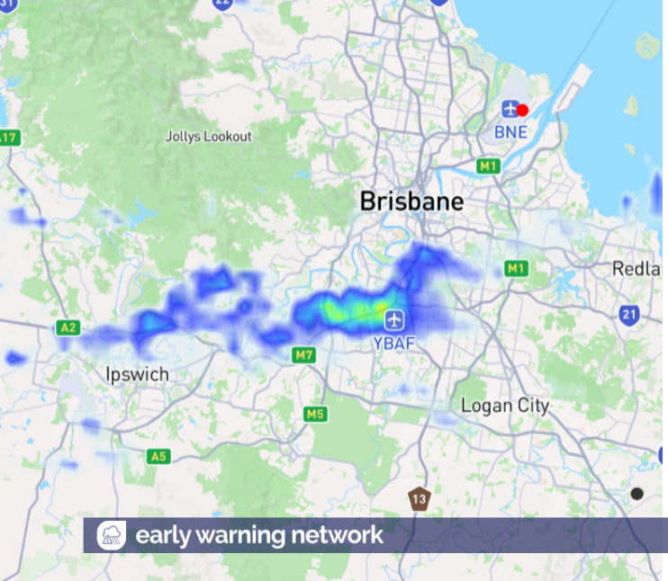 Winter Hailstorm Surprises Southeast Queensland