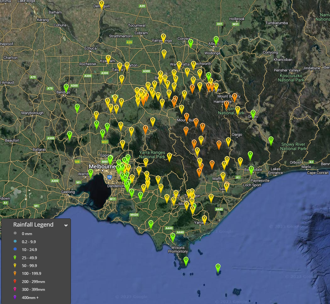 Image 3: Rainfall outlook from August to October over Australia (Source: Bureau of Meteorology)